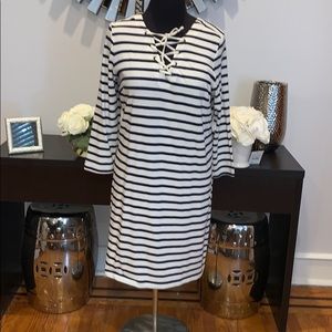 🌟NWT🌟 Stripped Tie Up Dress